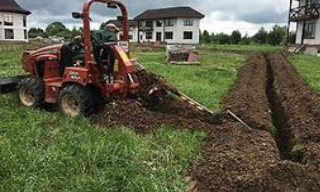 Копка траншей для водопровода в Москве: цена за метр от 952 руб.